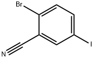 2-BROMO-5-IODOBENZONITRILE Struktur