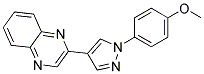 2-[1-(4-METHOXYPHENYL)-1H-PYRAZOL-4-YL]QUINOXALINE Struktur