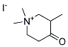 1,1,3-TRIMETHYL-4-OXOPIPERIDINIUM, IODIDE Struktur