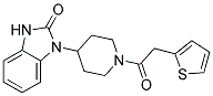 1-[1-(2-THIENYLACETYL)PIPERIDIN-4-YL]-1,3-DIHYDRO-2H-BENZIMIDAZOL-2-ONE Struktur