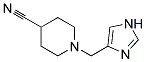 1-(IMIDAZOL-4-YLMETHYL)PIPERIDINE-4-CARBONITRILE Struktur