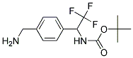 [1-(4-AMINOMETHYL-PHENYL)-2,2,2-TRIFLUORO-ETHYL]-CARBAMIC ACID TERT-BUTYL ESTER Struktur