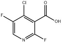 2,5-DIFLUORO-4-CHLORO NICOTINIC ACID Struktur