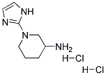 1-(1H-IMIDAZOL-2-YL)-PIPERIDIN-3-YLAMINE 2HCL Struktur