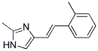 2-METHYL-4-(2-O-TOLYL-VINYL)-1H-IMIDAZOLE Struktur