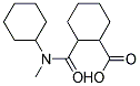 2-(CYCLOHEXYL-METHYL-CARBAMOYL)-CYCLOHEXANECARBOXYLIC ACID Struktur