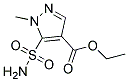 1-Methyl-4-Ethoxycarbonyl Pyrazole-5-Sulfonamide Structure