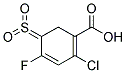 2-Chloro-5-Sulfonyl-4-fluorobenzoic Acid Struktur