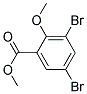 2-Methoxy-3,5-Dibromobenzoic Acid Methyl Ester Struktur