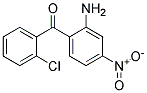 2-amino-4-nitro-2'-chlorobenzophenone Struktur