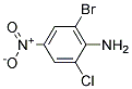 2-Chloro-4-Niotro-6-Bromo aniline Struktur