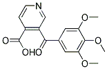 3-(3,4,5-TRIMETHOXYBENZOYL)-4-PYRIDINECARBOXYLIC ACID Struktur