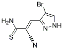 3-(4-BROMO-1H-PYRAZOL-3-YL)-2-CYANOPROP-2-ENETHIOAMIDE, TECH Struktur