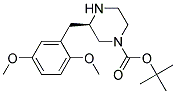 (R)-3-(2,5-DIMETHOXY-BENZYL)-PIPERAZINE-1-CARBOXYLIC ACID TERT-BUTYL ESTER Struktur