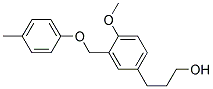 3-(4-METHOXY-3-P-TOLYLOXYMETHYL-PHENYL)-PROPAN-1-OL Struktur