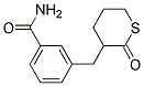 3-(2-OXO-TETRAHYDRO-THIOPYRAN-3-YLMETHYL)-BENZAMIDE Struktur