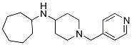 N-CYCLOHEPTYL-1-(PYRIDIN-4-YLMETHYL)PIPERIDIN-4-AMINE Struktur