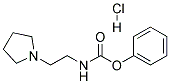 PHENYL N-[2-(1-PYRROLIDINYL)ETHYL]CARBAMATE HYDROCHLORIDE Struktur