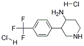 3-(4-(TRIFLUOROMETHYL)PHENYL)PIPERIDIN-4-AMINE DIHYDROCHLORIDE Struktur