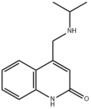 4-(ISOPROPYLAMINO-METHYL)-QUINOLIN-2-OL Struktur