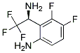 2-((S)-1-AMINO-2,2,2-TRIFLUORO-ETHYL)-3,4-DIFLUORO-PHENYLAMINE Struktur