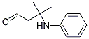 3-METHYL-3-PHENYLAMINO-BUTYRALDEHYDE Struktur