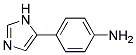 4-(3H-IMIDAZOL-4-YL)-PHENYLAMINE Struktur