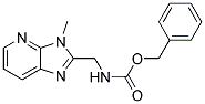 (3-METHYL-3H-IMIDAZO[4,5-B]PYRIDIN-2-YLMETHYL)-CARBAMIC ACID BENZYL ESTER Struktur