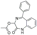 ACETIC ACID 2-OXO-5-PHENYL-2,3-DIHYDRO-1H-BENZO[E][1,4]DIAZEPIN-3-YL ESTER Struktur