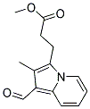 METHYL 3-(1-FORMYL-2-METHYLINDOLIZIN-3-YL)PROPANOATE Struktur