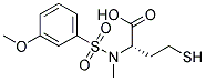 HOMOCYSTEINE, N-[(3-METHOXYPHENYL)SULFONYL]-S-METHYL- Struktur