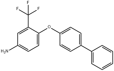 4-([1,1'-BIPHENYL]-4-YLOXY)-3-(TRIFLUOROMETHYL)-PHENYLAMINE Struktur