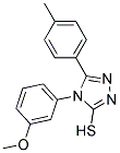 4-(3-METHOXYPHENYL)-5-(4-METHYLPHENYL)-4H-1,2,4-TRIAZOLE-3-THIOL Struktur