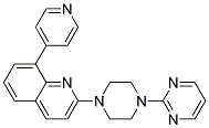 8-PYRIDIN-4-YL-2-(4-PYRIMIDIN-2-YLPIPERAZIN-1-YL)QUINOLINE Struktur