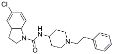 5-CHLORO-N-[1-(2-PHENYLETHYL)PIPERIDIN-4-YL]INDOLINE-1-CARBOXAMIDE