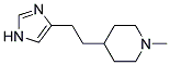 4-[2-(1H-IMIDAZOL-4-YL)-ETHYL]-1-METHYL-PIPERIDINE Struktur