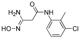 (3Z)-3-AMINO-N-(3-CHLORO-2-METHYLPHENYL)-3-(HYDROXYIMINO)PROPANAMIDE Struktur