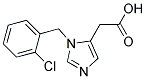 [3-(2-CHLORO-BENZYL)-3H-IMIDAZOL-4-YL]-ACETIC ACID Struktur