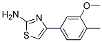 4-(3-METHOXY-4-METHYL-PHENYL)-THIAZOL-2-YLAMINE Struktur