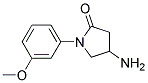 4-AMINO-1-(3-METHOXY-PHENYL)-PYRROLIDIN-2-ONE Struktur