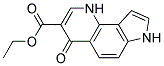 4-OXO-4,7-DIHYDRO-1H-PYRROLO[2,3-H]QUINOLINE-3-CARBOXYLIC ACID ETHYL ESTER Struktur