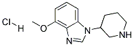 4-METHOXY-1-(PIPERIDIN-3-YL)-1H-BENZO[D]IMIDAZOLE HYDROCHLORIDE Struktur