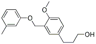 3-(4-METHOXY-3-M-TOLYLOXYMETHYL-PHENYL)-PROPAN-1-OL Struktur