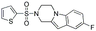 8-FLUORO-2-(2-THIENYLSULFONYL)-1,2,3,4-TETRAHYDROPYRAZINO[1,2-A]INDOLE Struktur