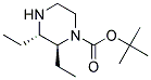 (2S,3S)-2,3-DIETHYL-PIPERAZINE-1-CARBOXYLIC ACID TERT-BUTYL ESTER Struktur