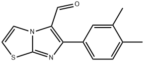 6-(3,4-DIMETHYLPHENYL)IMIDAZO[2,1-B][1,3]THIAZOLE-5-CARBALDEHYDE Struktur