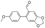 6-(4-METHOXYPHENYL)-1,3-BENZODIOXOLE-5-CARBALDEHYDE Struktur