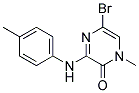 5-BROMO-1-METHYL-3-P-TOLYLAMINO-1H-PYRAZIN-2-ONE Struktur