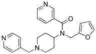 N-(2-FURYLMETHYL)-N-[1-(PYRIDIN-4-YLMETHYL)PIPERIDIN-4-YL]NICOTINAMIDE