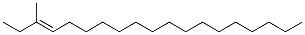 3-METHYL NONADEC-3-ENE Struktur